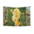 Detailed FLORA Pompeii Antique Roman Wall Tapestry with Flowers and Birds