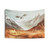 Fantasy Mountain Tapestry with Magical Landscape