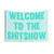 Welcome to the Shitshow Blue and Yellow Tapestry