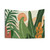Jungle Morning Tapestry with lush foliage and tropical plants