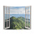 Appalachian Mountains Window Tapestry Wall Hanging