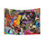 Colorful college tapestry wall hanging