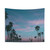 California Sunset Tapestry with Palm Trees