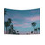 California Sunset Tapestry with Palm Trees