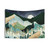 Spring Night Vista Abstract Tapestry