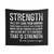 Strength Training Tapestry Featuring Muscle-Bound Bodybuilder