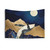 Live Free Whale Tapestry Wall Hanging