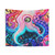 Psychedelic Octopus Tapestry with Colorful Tentacles and Eyes