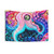 Psychedelic Octopus Tapestry with Colorful Tentacles and Eyes