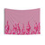 Retro Pink Glitter Flames Tapestry