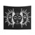 Vintage Sun and Moon Solar Eclipse Tapestry