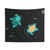 Cosmic Turtle Tapestry: Celestial Space Animal Wall Decor