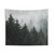 Misty Foggy Fairytale Forest Tapestry