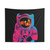Trippy Rainbow Astronaut Tapestry - Space-Themed Wall Hanging