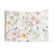 Pastel Watercolor Wildflowers Tapestry Wall Art