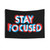 Stay Focused 3D Typography Tapestry