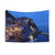 Cinque Terre Italy Sunset Ocean Cliffs Tapestry