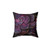 Velvet Aubergine Cactus Decorative Accent Pillow