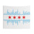 Chicago Skyline Flag Tapestry