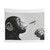 Banksy-Inspired Chimp Monkey Smoking Tapestry