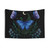 Blue Morpho Butterfly Botanical Tapestry