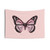 Pastel Pink Monarch Butterfly Tapestry