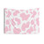 Pink Cow Print Aesthetic Tapestry