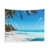 Paradise Beach Tapestry - Scenic Ocean Landscape Wall Hanging