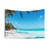 Paradise Beach Tapestry - Scenic Ocean Landscape Wall Hanging