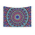 Colorful Gypsy Soul Tapestry with Mandala Design