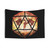 Fire Dragon D20 Tapestry - Fantasy RPG Decor