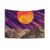 Fuchsia Sunset Landscape Tapestry
