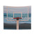 Summer Basketball Hoop Tapestry