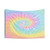 Pastel Tie Dye Tapestry Wall Hanging