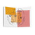 Color Block Line Faces Tapestry - Modern Abstract Artwork