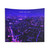 Vaporwave Aesthetic Tapestry with Tokyo City Skyline