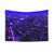 Vaporwave Aesthetic Tapestry with Tokyo City Skyline