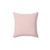 Blush Pink Solid Decorative Pillow