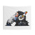 Banksy DJ Monkey Thinker Tapestry Wall Decor