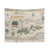 Hundred Acre Wood Map Tapestry with Alice in Wonderland characters