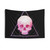 Skull Tapestry with Colorful Galaxy Design