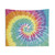 Vibrant Tie Dye Tapestry Wall Hanging