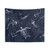 Cosmic Ocean Tapestry - Vibrant Undersea Galaxy Wall Hanging