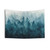 Misty Foggy Forest Wilderness Tapestry