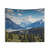 Nature Photography Wall Tapestry - Forest Mountains River Landscape