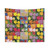 Warhol Inspired Flowers Tapestry - Colorful Pop Art Wall Hanging