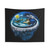 Flat Earth Dome Art Tapestry for Wall Decor