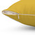Colorblock Navy Blue, Mustard Yellow & White Decorative Pillow