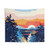 Sunset Lake Tapestry - Nature Wall Art Decor