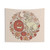 Jackalope and Jack-O-Lantern Autumn Art Tapestry